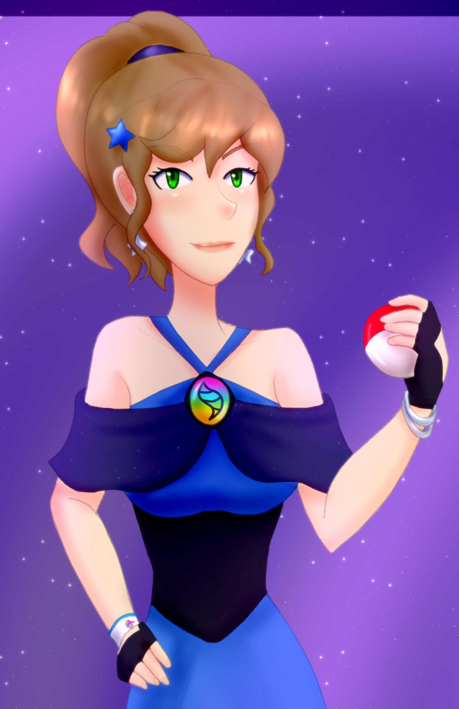 Dev Lightning in her Champion outfit